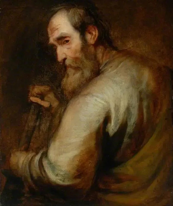 Een man leunend op een schop - Antoine van Dyck

Source:
Un homme appuyé sur une bêche - Antoine van Dyck