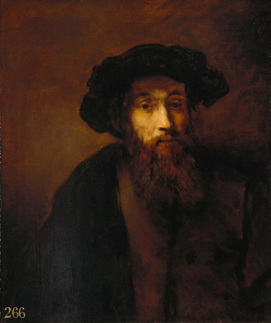Een bebaarde man met een pet (naar Rembrandt) - Thomas Gainsborough

Source:
Un homme barbu avec une casquette (d'après Rembrandt) - Thomas Gainsborough