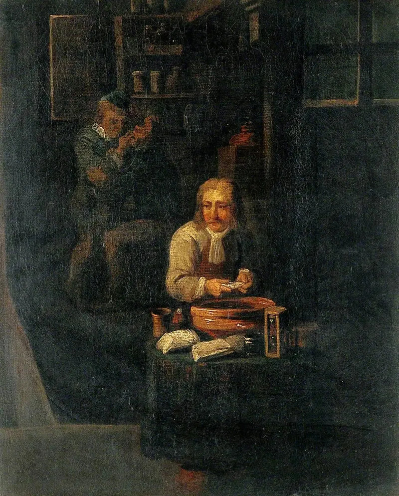 Een man die gips voorbereidt - David Teniers de Jonge

Source:
Un homme préparant un plâtre - David Teniers le Jeune