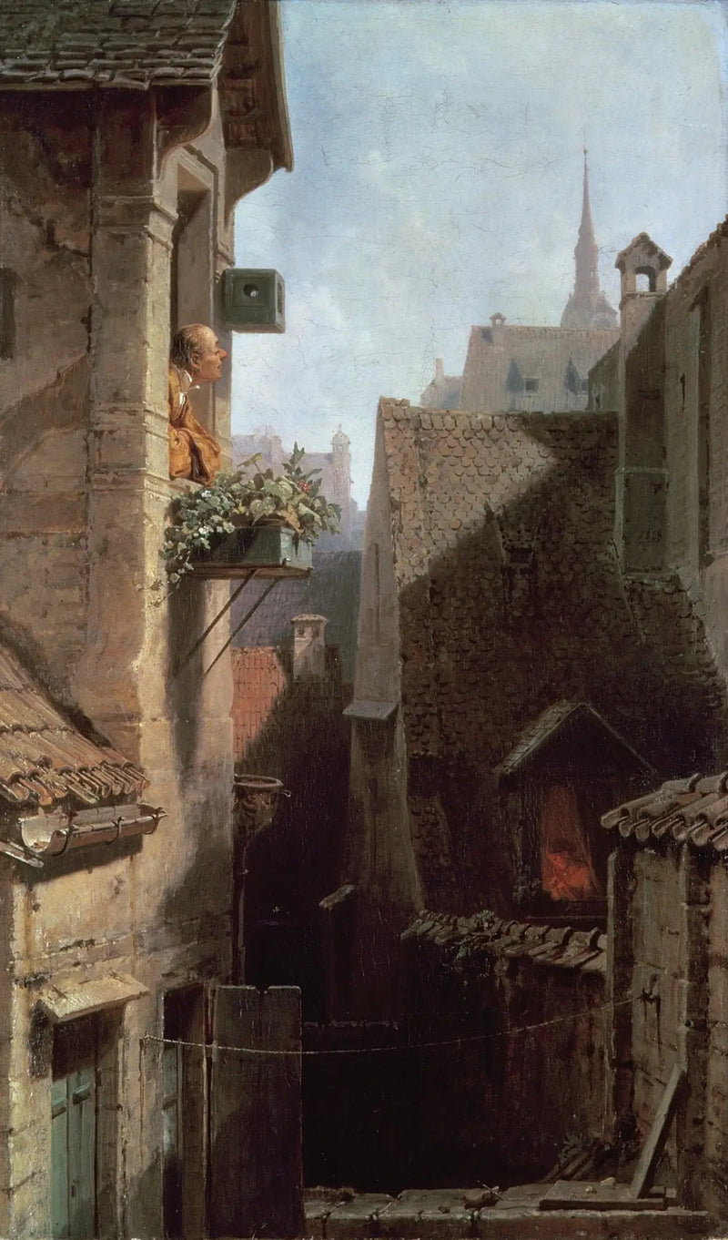 Een hypochonder - Carl Spitzweg