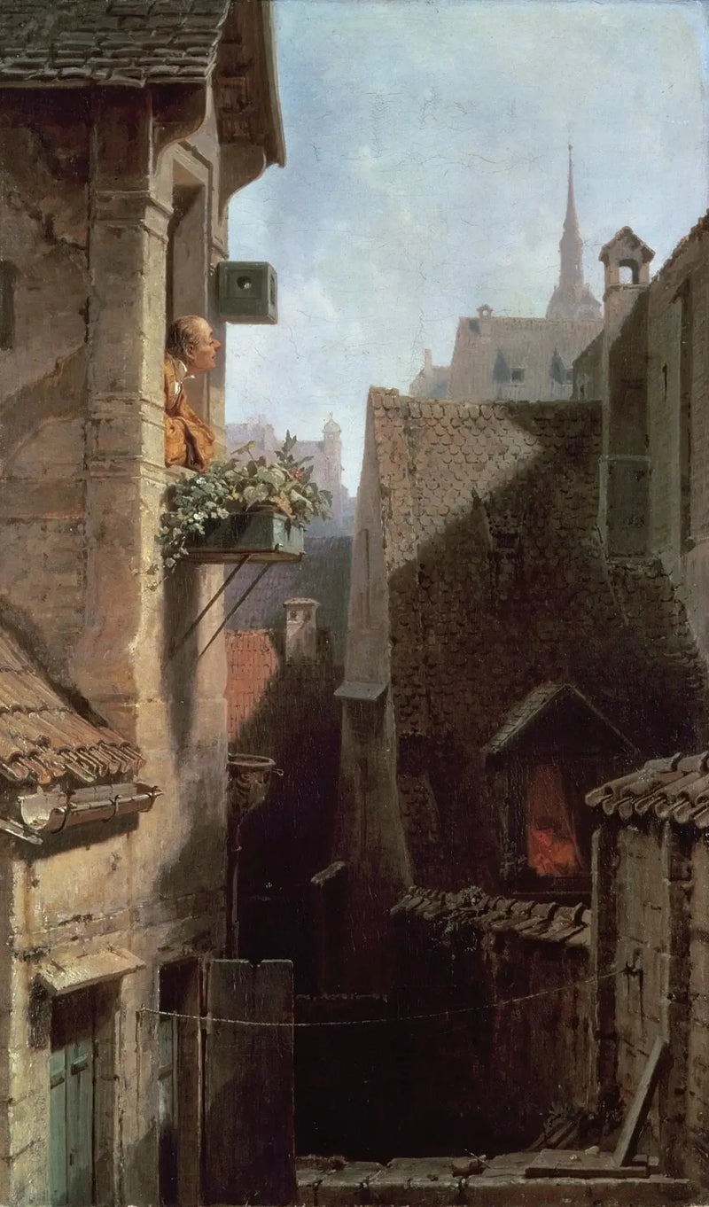 Een hypochonder - Carl Spitzweg