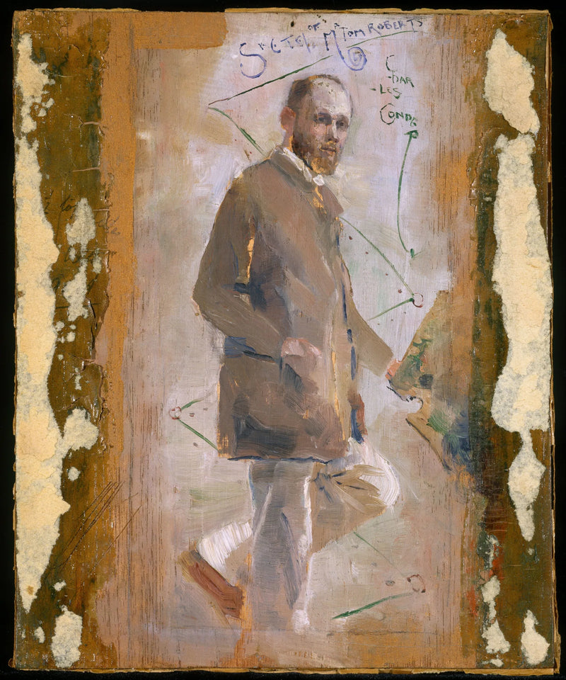 Een impressionist (Tom Roberts) - Charles Conder