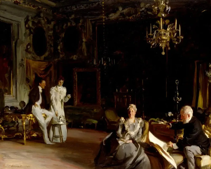 Een interieur in Venetië - John Singer Sargent
