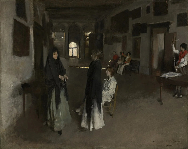 Een Venetiaans interieur - John Singer Sargent