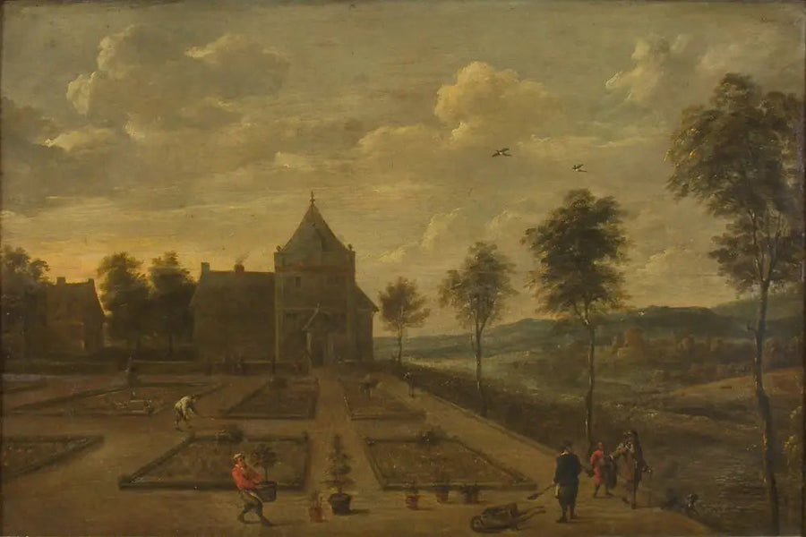 Een tuin voor een landhuis - David Teniers de Jonge

Source:
Un jardin devant une maison de campagne - David Teniers le Jeune