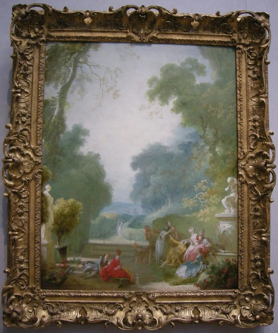 Een set warme hoezen - Jean-Honoré Fragonard