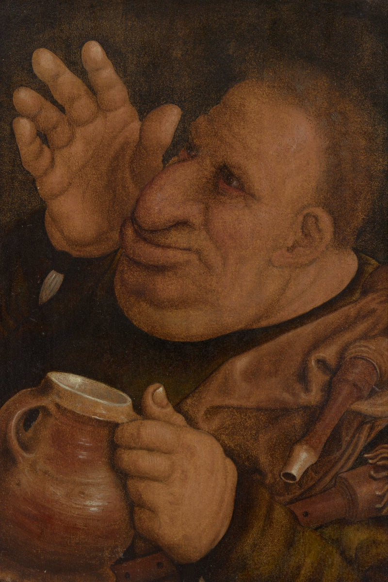 Een doedelzakspeler - Quentin Metsys