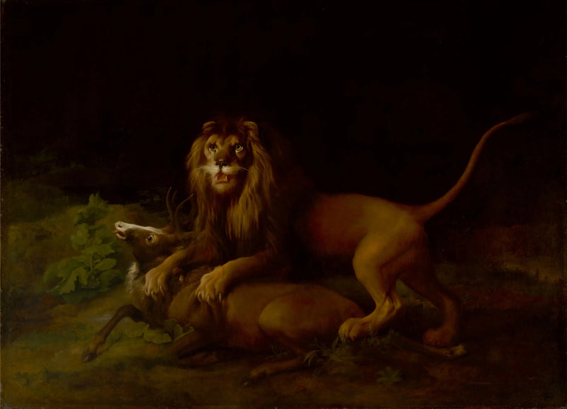 Een leeuw die een hert aanvreet - George Stubbs

Source:
Un lion attaquant un cerf - George Stubbs