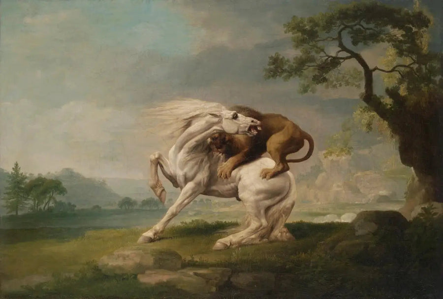 Een leeuw die een paard aanvreet - George Stubbs

Source:
Un lion attaquant un cheval - George Stubbs