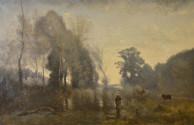 Een ochtend in Ville-d’Avray - Jean-Baptiste Camille Corot