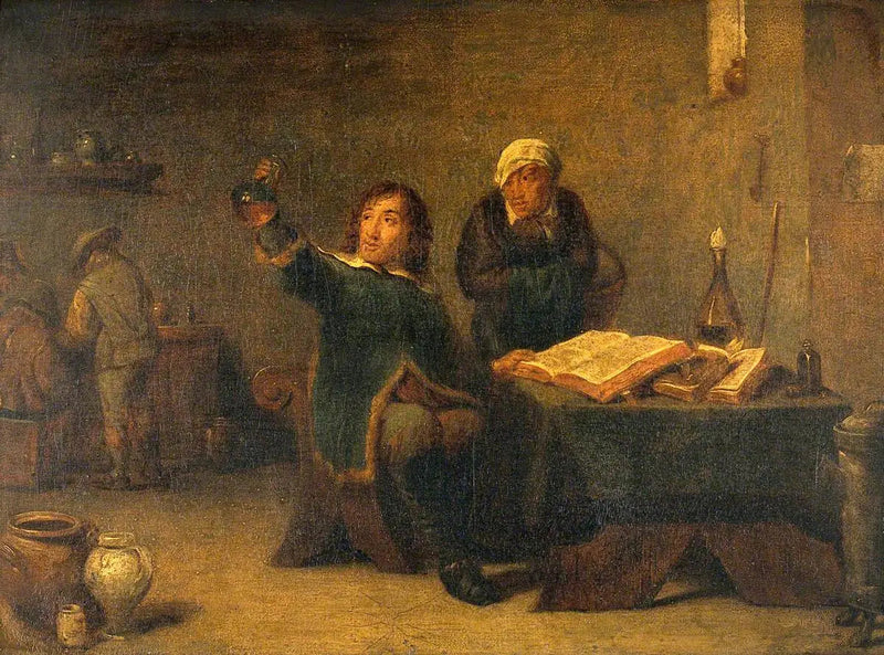 Een arts die een urinestolp onderzoekt - David Teniers de Jonge

Source:
Un médecin examinant une fiole d'urine - David Teniers le Jeune