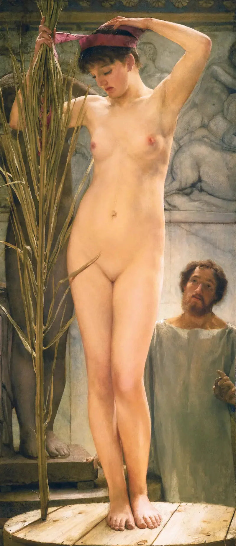 Een model - Lawrence Alma-Tadema