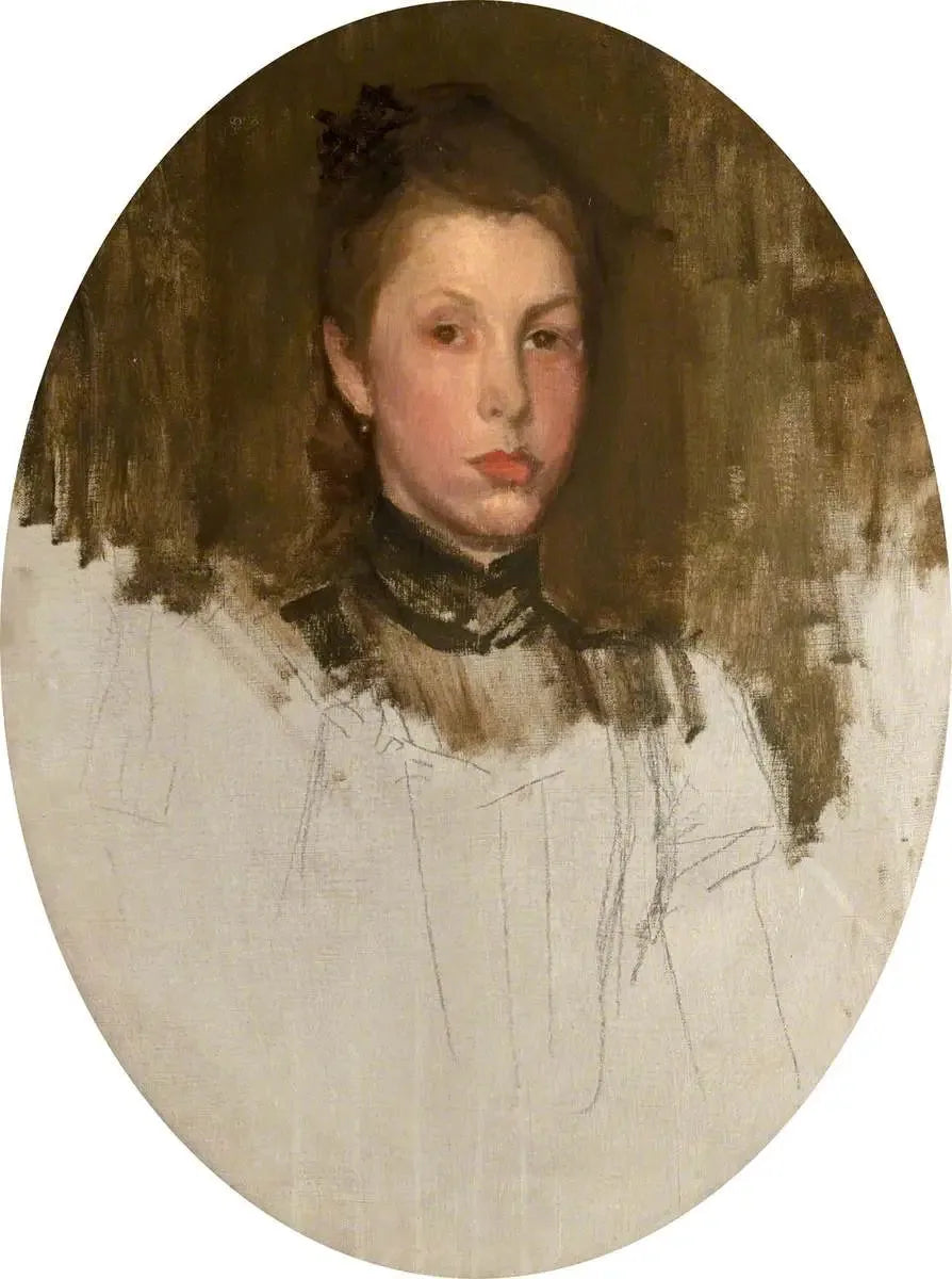 Een Parijse model - James Abbott McNeill Whistler