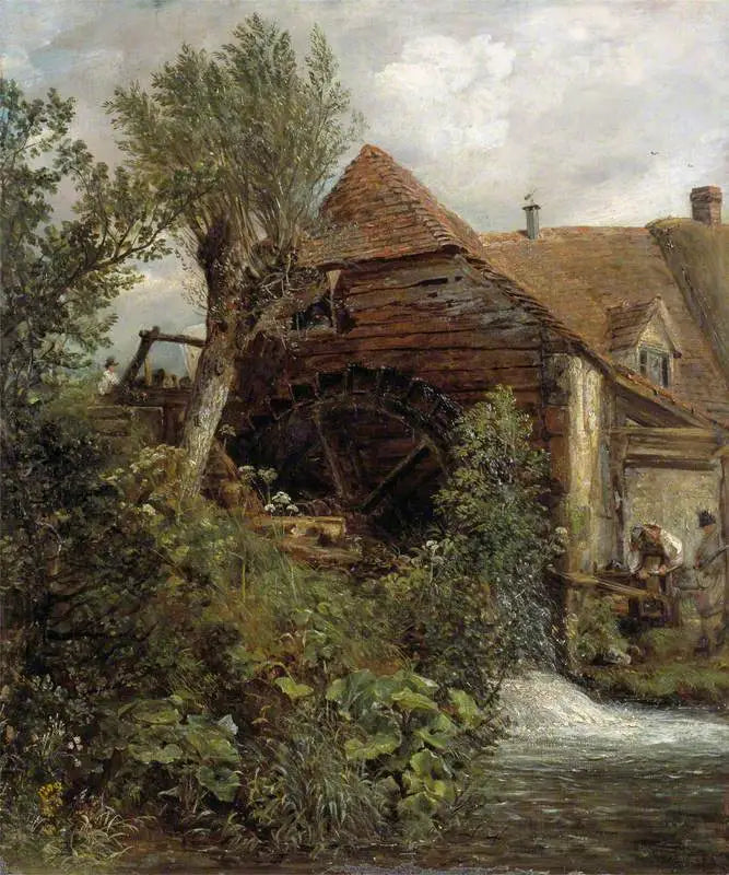 Een watermolen in Gillingham, Dorset - John Constable