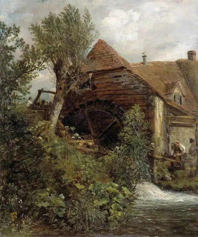 Een watermolen in Gillingham, Dorset - John Constable