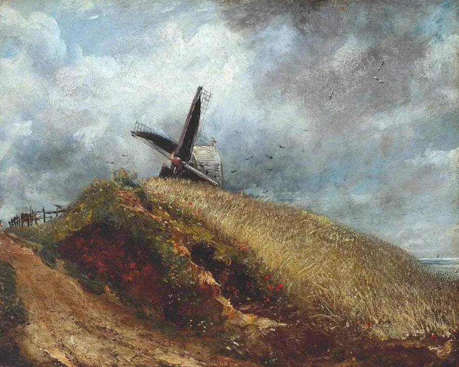 Een windmolen bij Brighton - John Constable