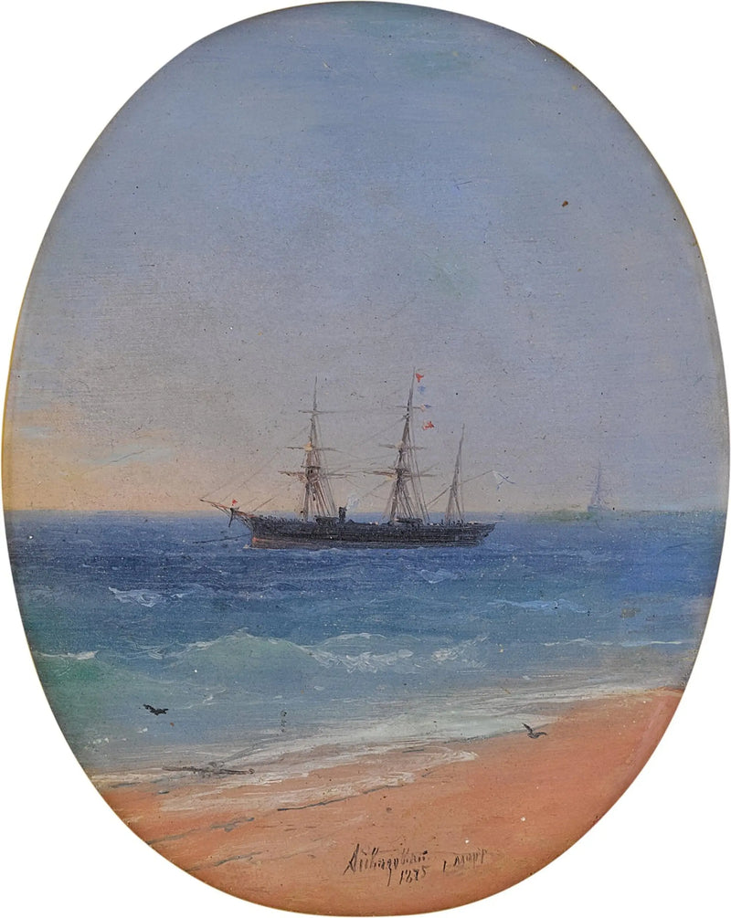 Een schip van de Russische marine voor de kust - Ivan Aïvazovski

Source:
Un navire de la marine russe au large des côtes - Ivan Aïvazovski