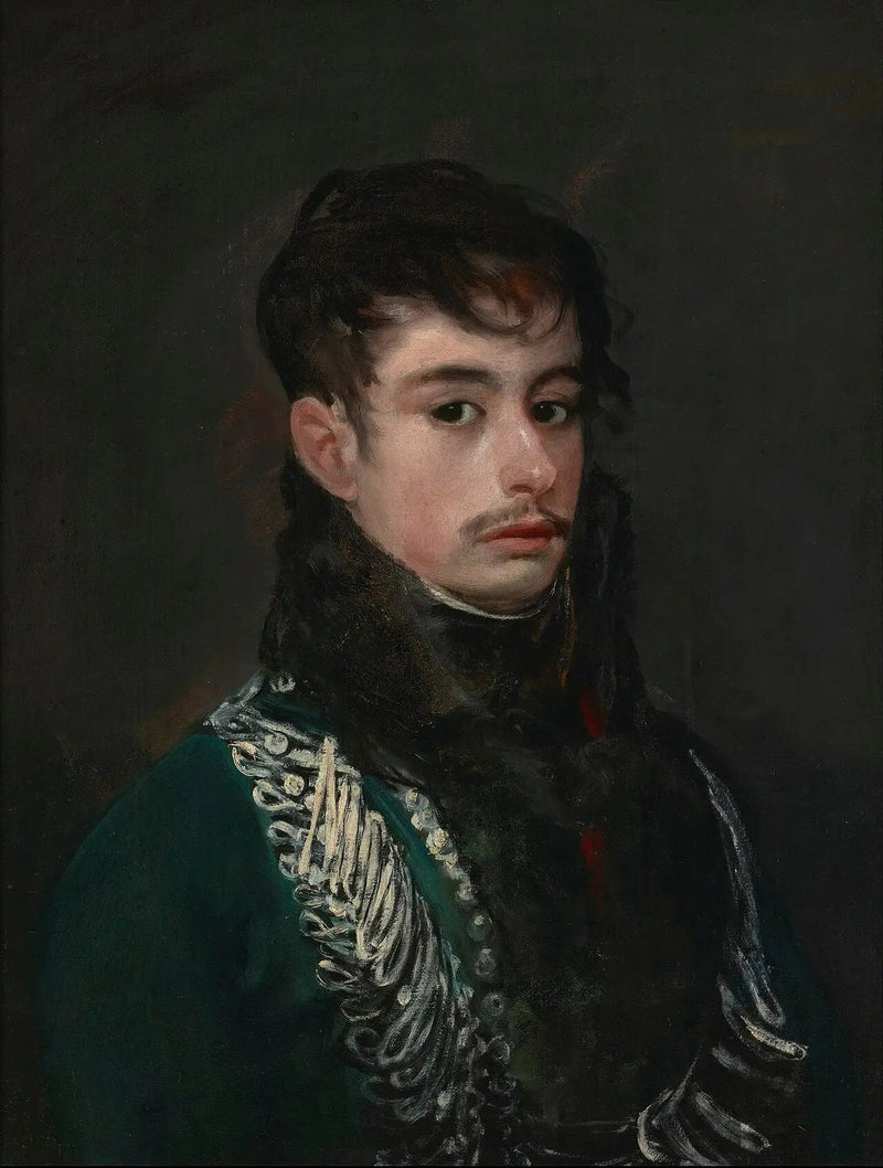 Een officier (waarschijnlijk de graaf van Teba) - Francisco de Goya