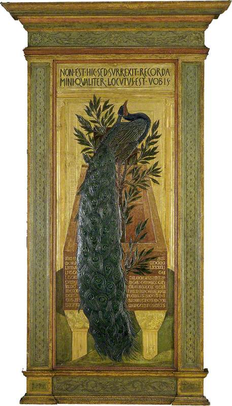 Een pauw - Edward Burne-Jones