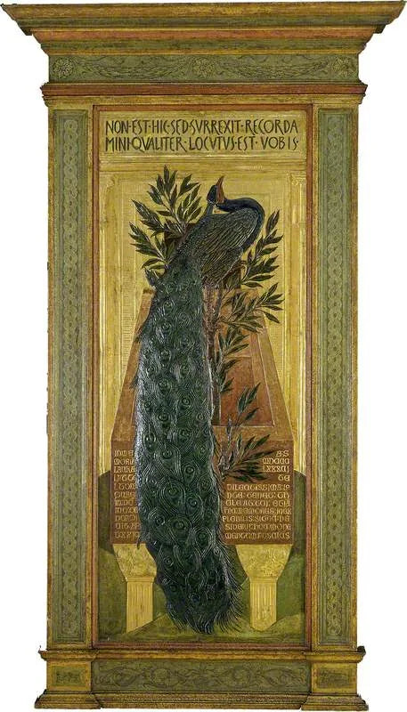 Een pauw - Edward Burne-Jones