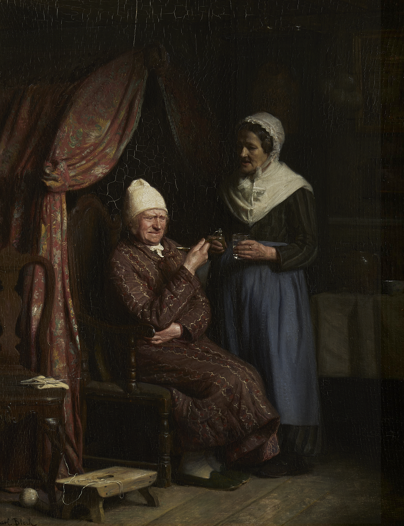 Een patiënt. - Carl Heinrich Bloch