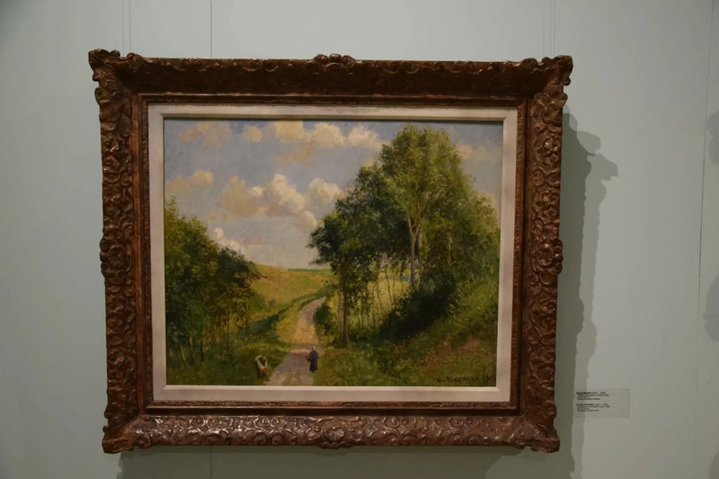 Een landschap in Barneville, middag - Camille Pissarro