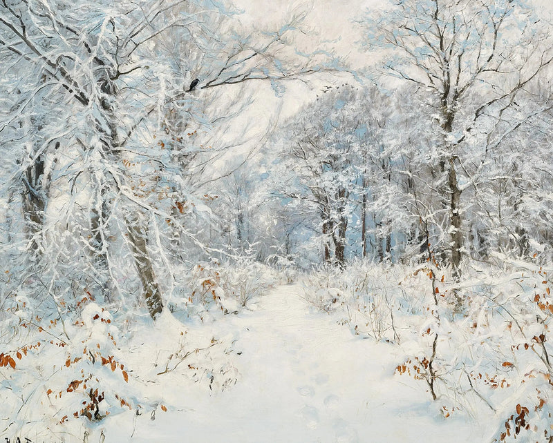 Een winterboslandschap. - H. A. Brendekilde

Source:
Un paysage de forêt d'hiver. - H. A. Brendekilde