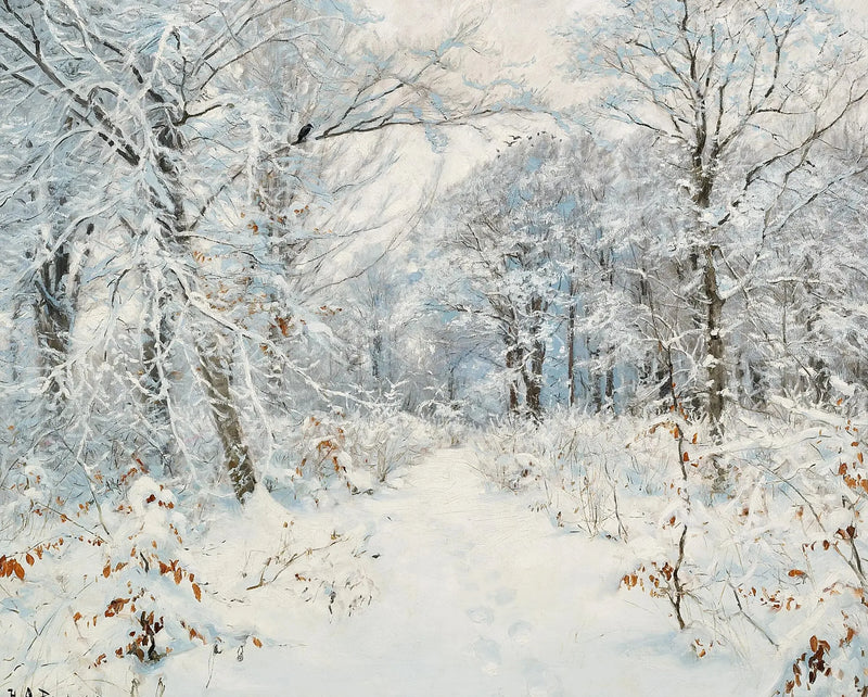 Een winterboslandschap. - H. A. Brendekilde

Source:
Un paysage de forêt d'hiver. - H. A. Brendekilde