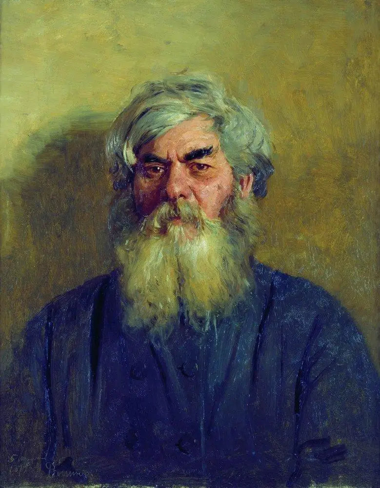 Een boer met een slecht oog. - Ilya Repin