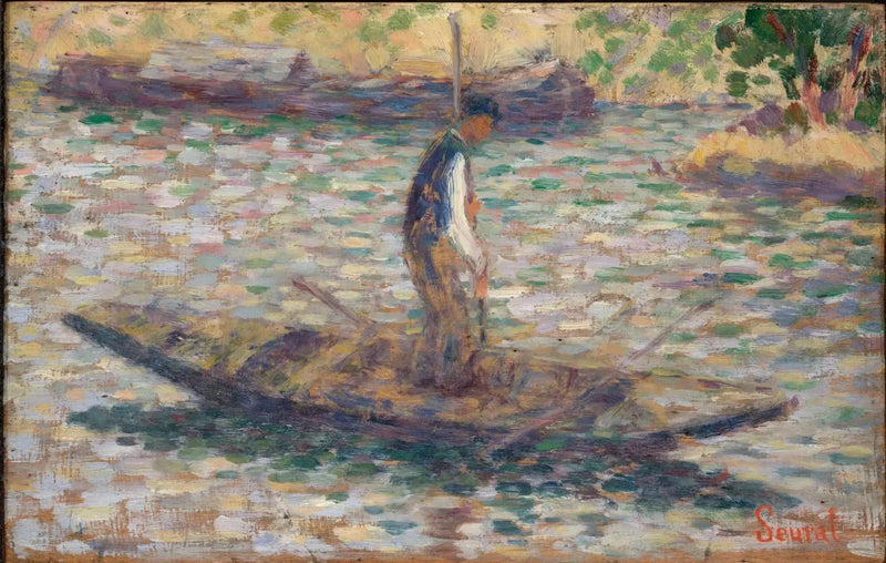 Een visser - Georges Seurat