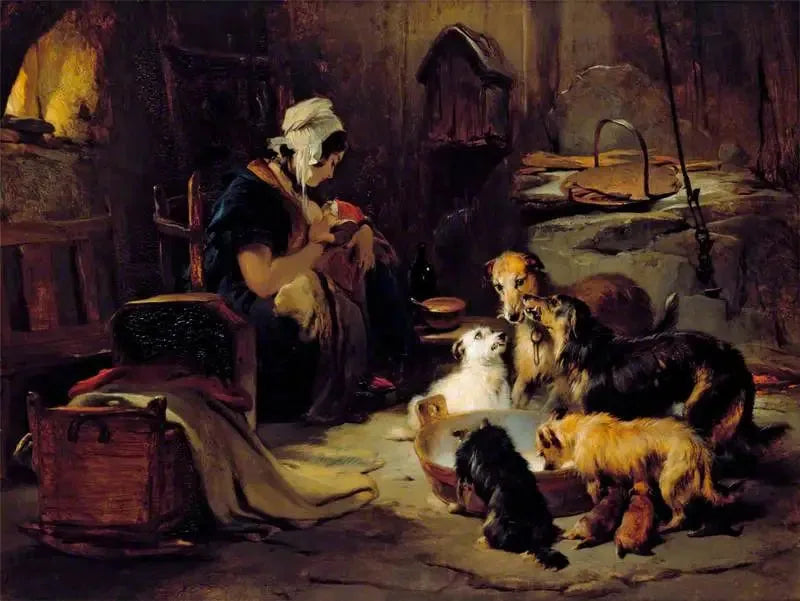 Een ontbijtje uit de Hooglanden - Edwin Henry Landseer

Source:
Un petit-déjeuner des Highlands - Edwin Henry Landseer