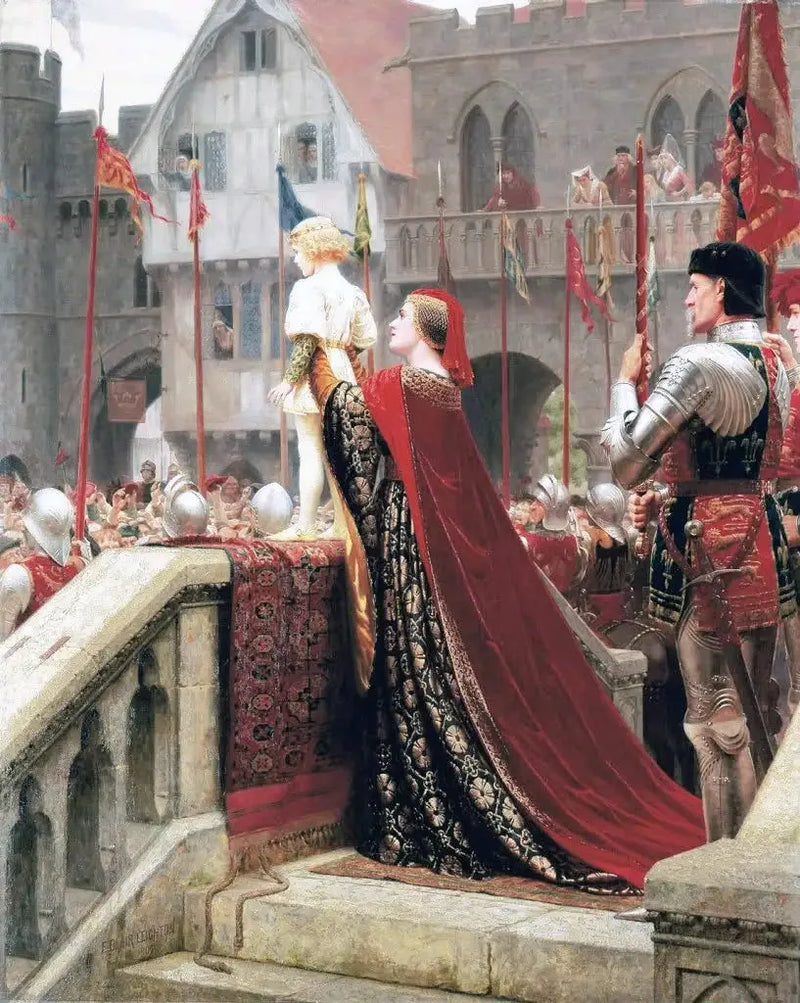 Een Kleine Prins die mogelijk op termijn een koninklijke troon zal zegenen - Edmund Blair Leighton

Source:
Un Petit Prince susceptible de bénir un trône royal à terme - Edmund Blair Leighton