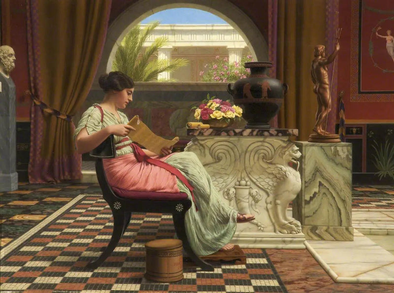 Een favoriete dichter - John William Godward