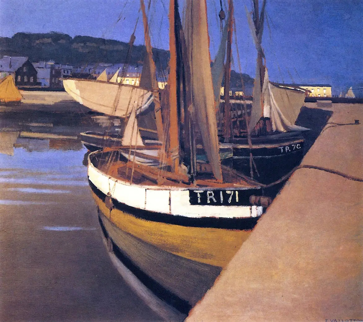Un port - Félix Vallotton - Alpha Reproduction