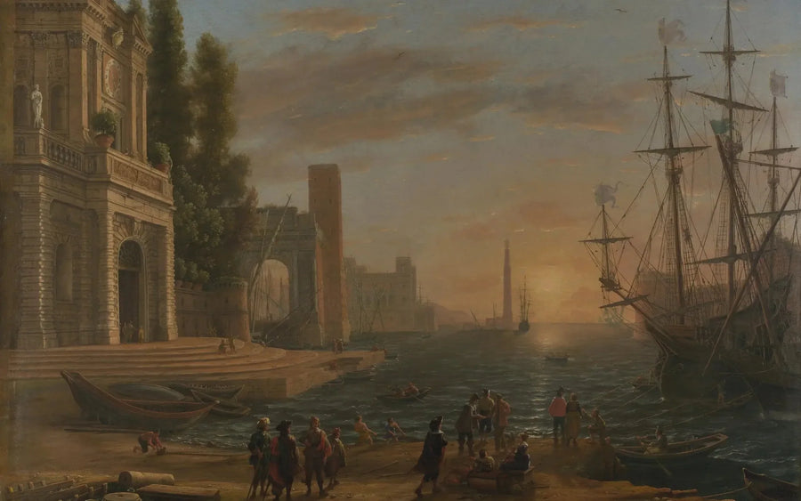 Een maritiem haven - Claude Lorrain