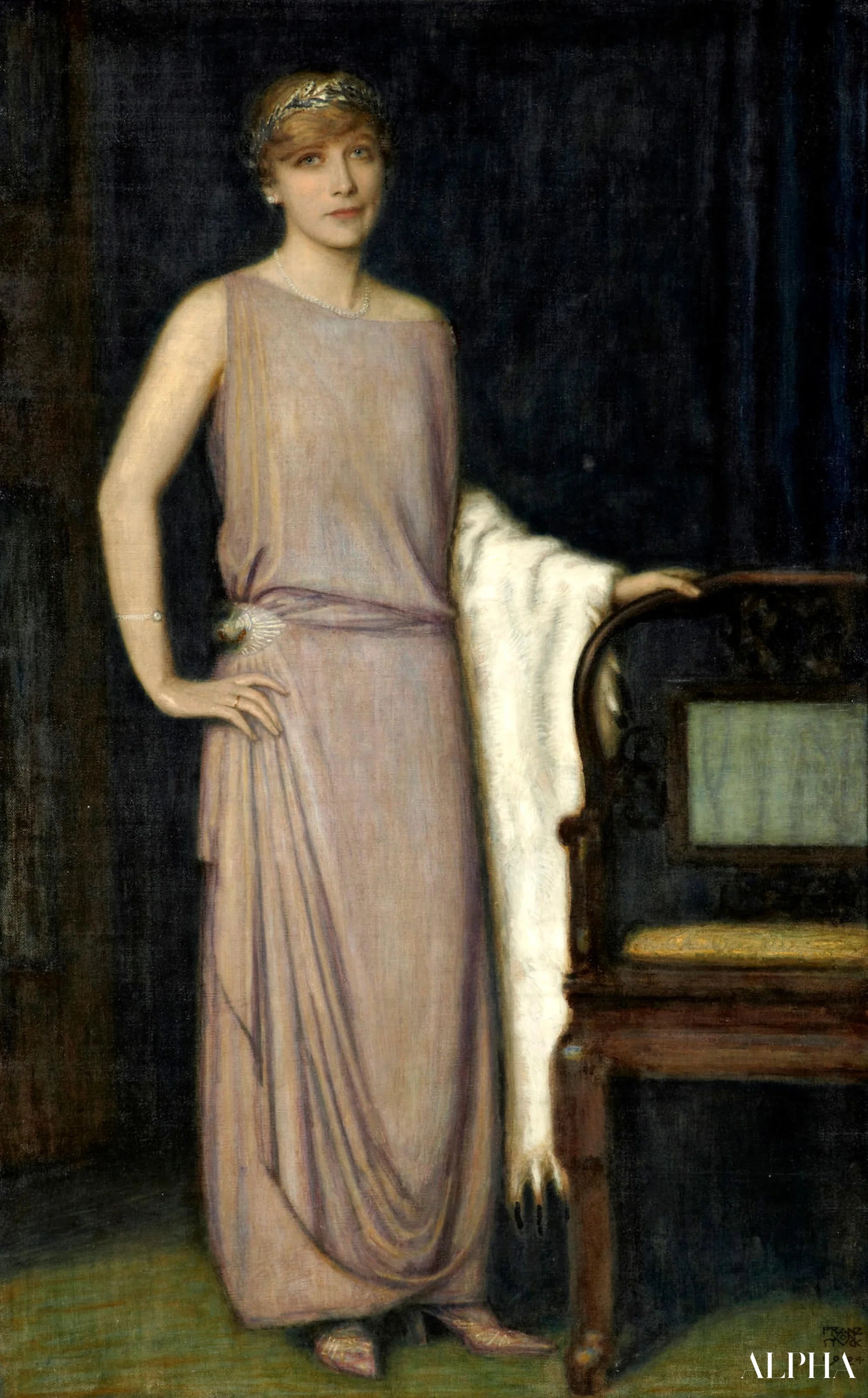 Un Portrait de Marianne Mechler - Franz von Stuck Reproductions de tableaux à la peinture à l’huile