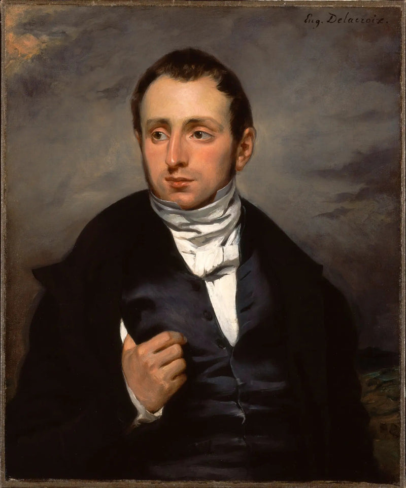 Een portret van Dr. François-Marie Desmaisons - Eugène Delacroix