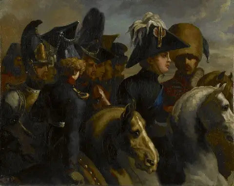 Een prins en zijn staf - Théodore Géricault