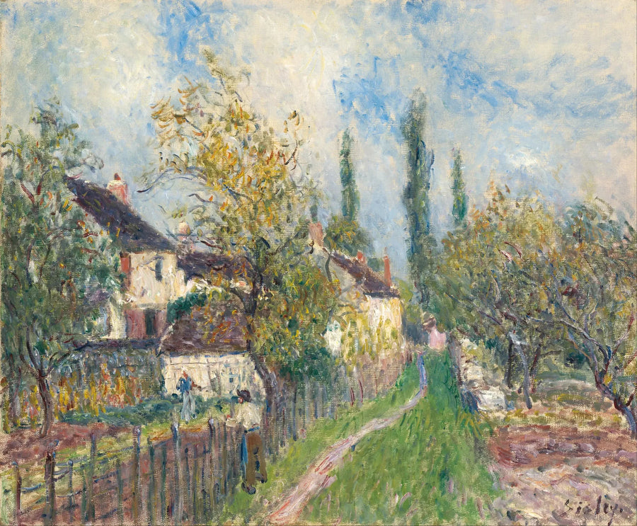 Een pad bij de Sablons - Alfred Sisley