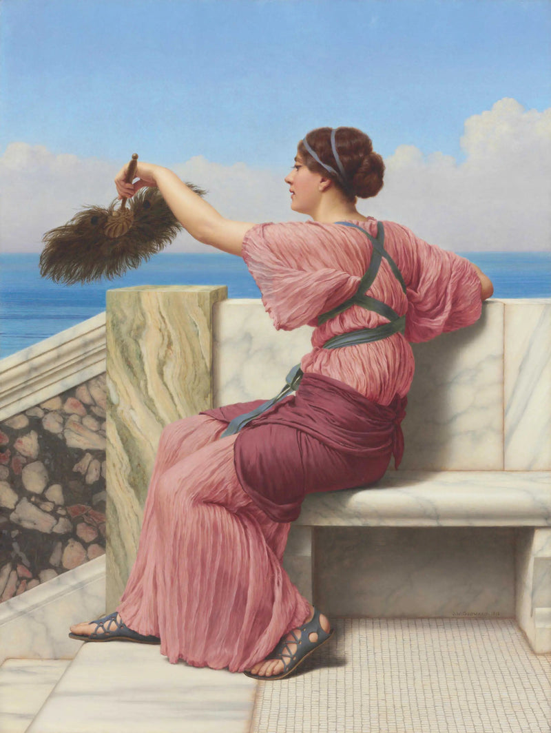 Een signaal - John William Godward