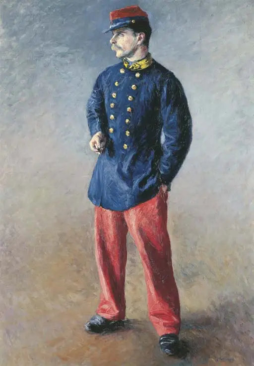 Een soldaat - Gustave Caillebotte
