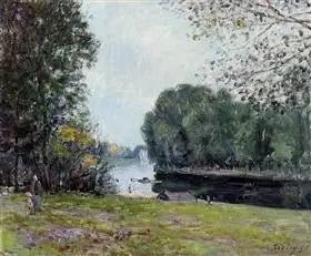 Een Bocht van de Loing - Zomer - Alfred Sisley