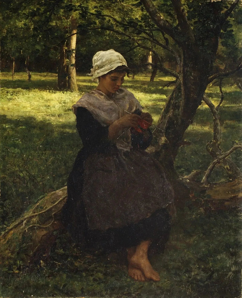 Een boerentrui - Jules Breton
