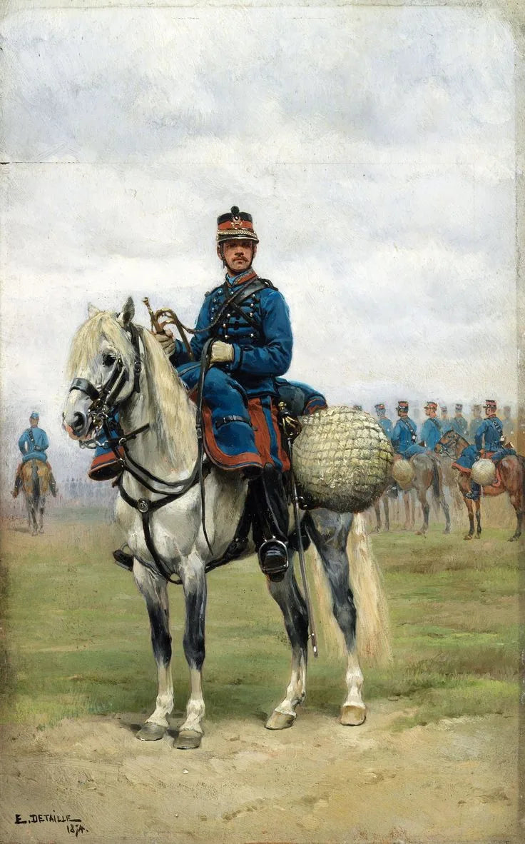 Een trompettist te paard - Édouard Detaille