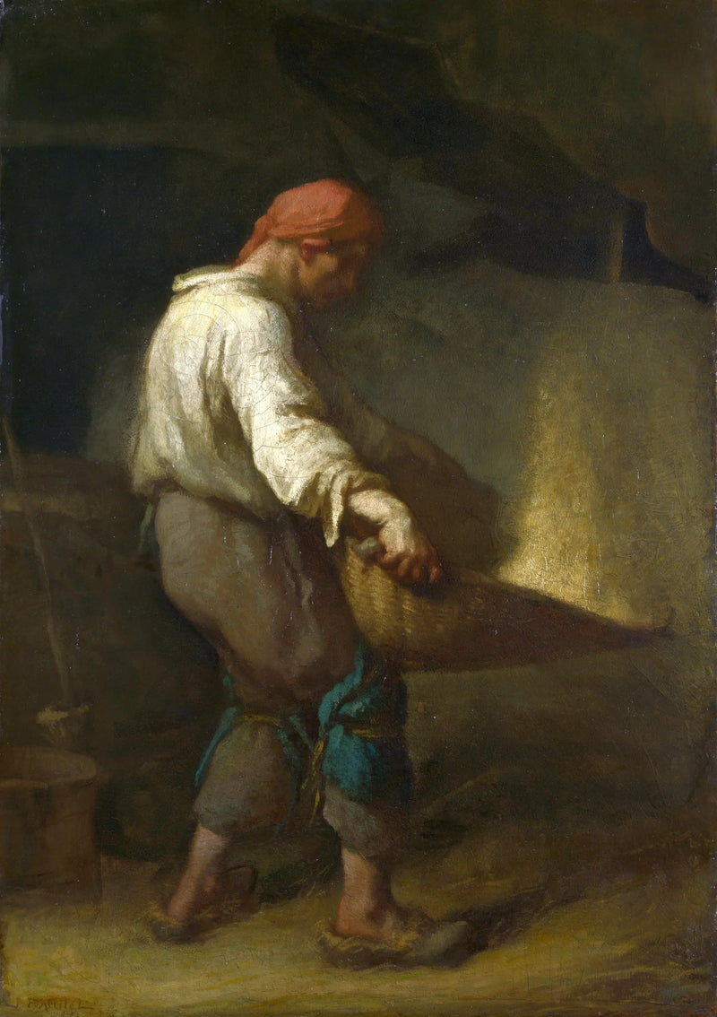 Een vanner - Jean-François Millet