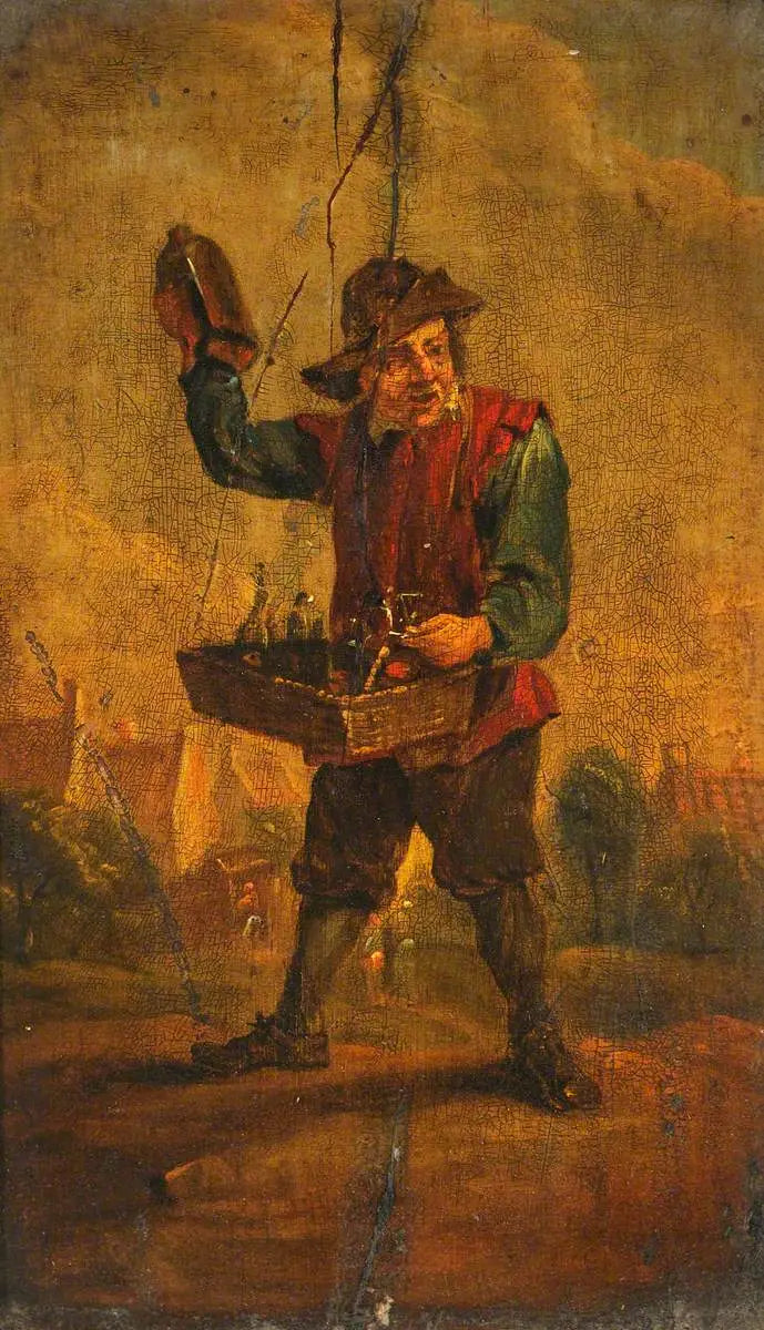 Een mobiele apotheekverkoper - David Teniers de Jonge

Source:
Un vendeur ambulant de médicaments - David Teniers le Jeune
