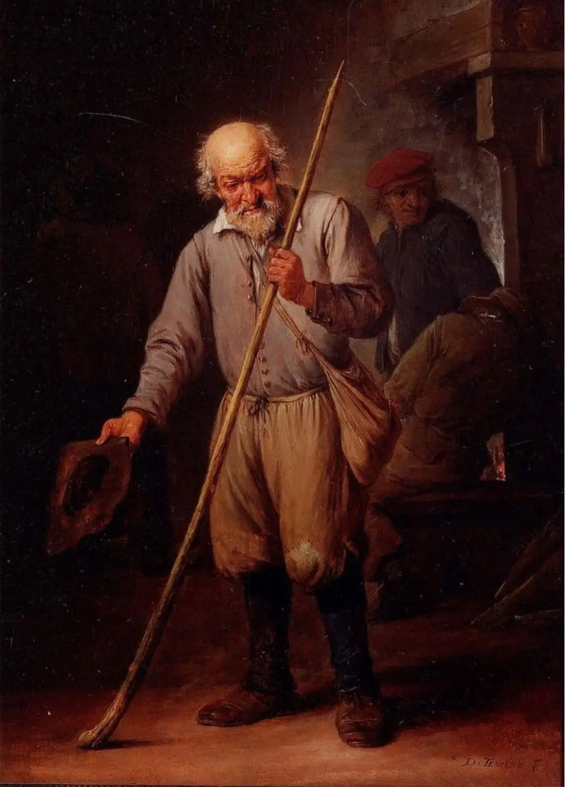 Een oude man met een wandelstok - David Teniers de Jonge

Source:
Un vieil homme avec une canne - David Teniers le Jeune