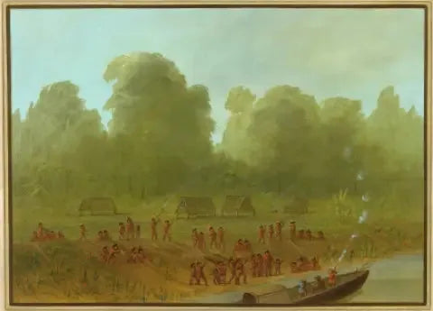 Een dorpje van Mayoruna - George Catlin

Source:
Un village de Mayoruna - George Catlin