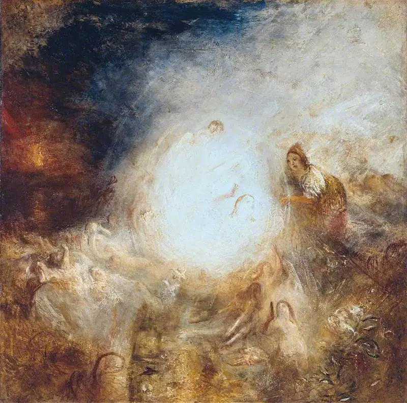 Undine geeft de ring aan Massaniello, visser van Napels - J. M. W. Turner