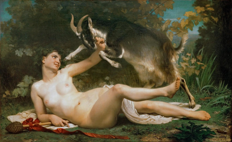 Een bacchante - Bouguereau